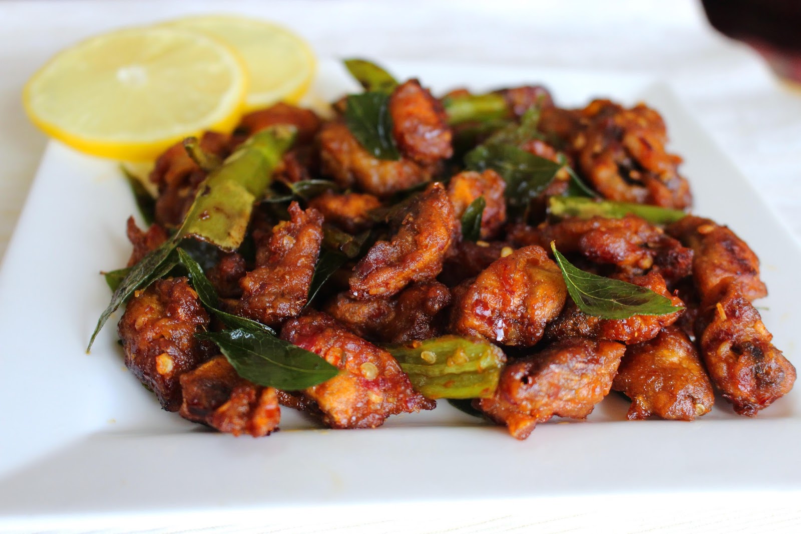 CHILLI MUSHROOM DRY EASY VEGETABLE SIDE DISHES