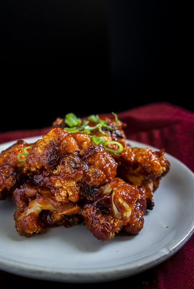 Oven Baked Spicy Korean Cauliflower Wings Recipe