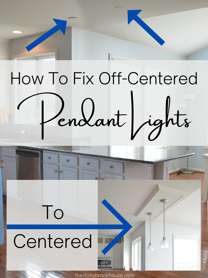 How To Fix Misplaced Pendant Lights