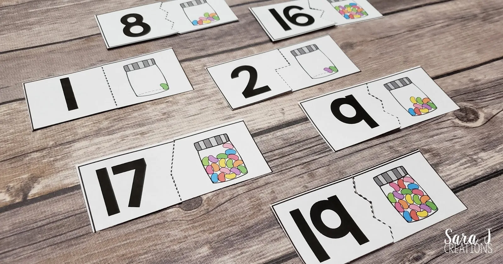 Help your preschool or kindergarten students practice counting the numbers 1-20 with these free candy counting puzzles. These printables make an easy to use activity for centers, sensory bins, small group play, math time and more.