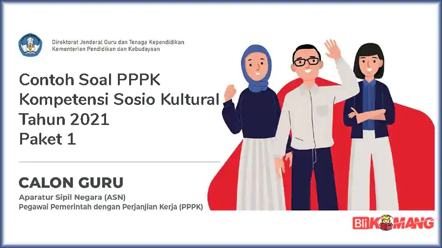 Contoh Soal Pppk Kompetensi Sosio Kultural Tahun 2021 Paket 1 Bli Komang