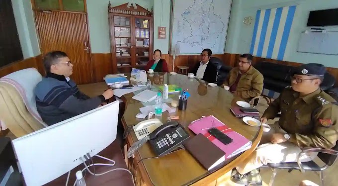 Meeting of District level Press recognition committee at Haflong