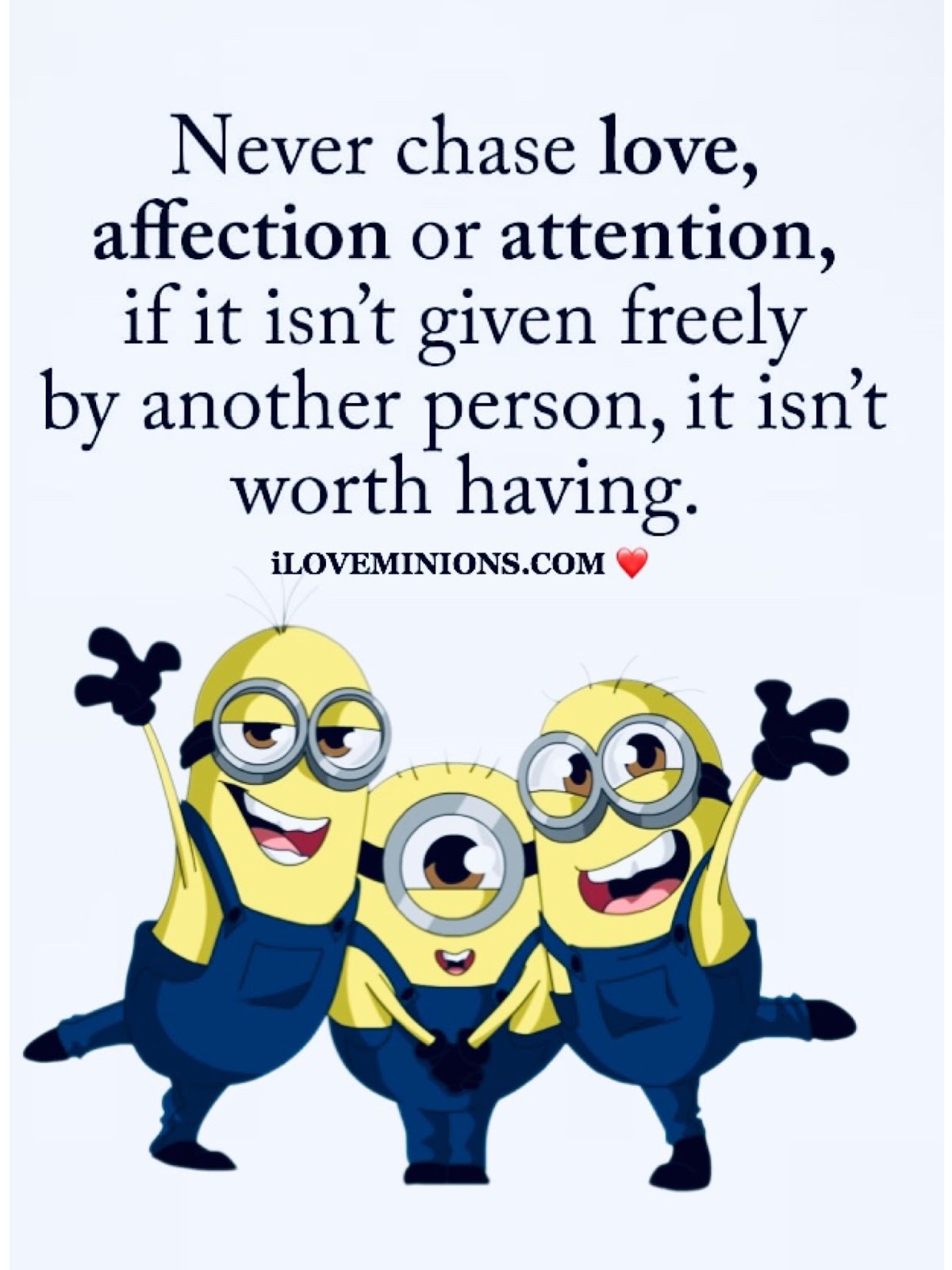  Minion quotes about Effection 