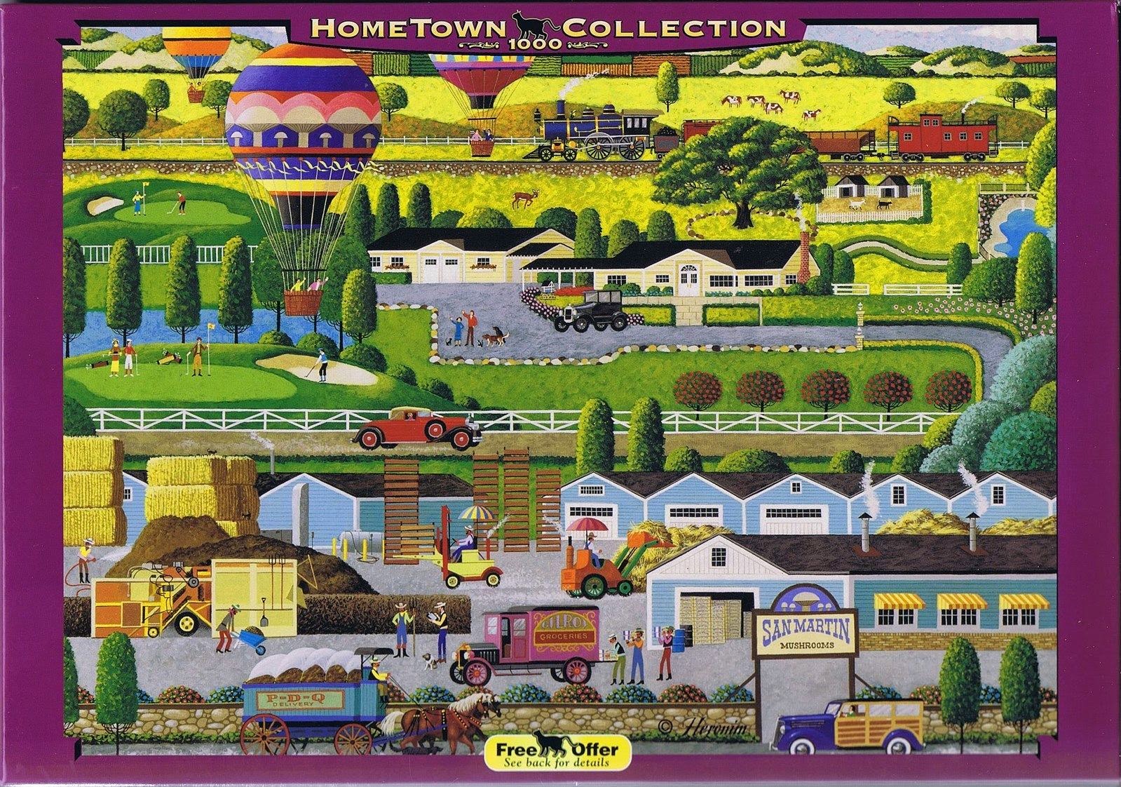 Hometown Collection Puzzles: 2001 puzzle releases