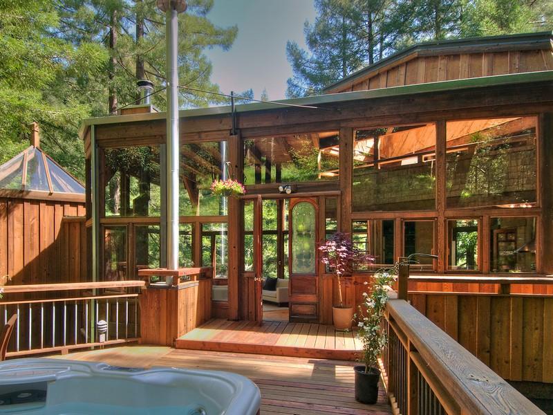 World Of Architecture Tree House In The Forest Mill Valley
