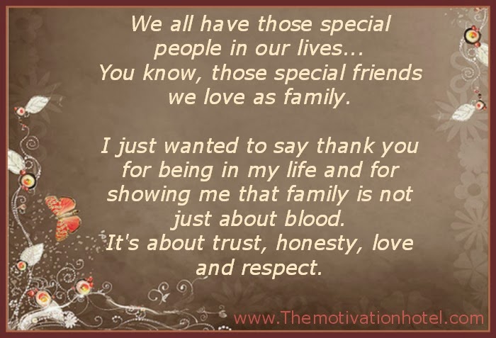 The Motivation Hotel: Special People In Our Lives