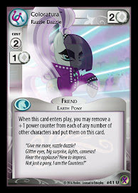 My Little Pony Coloratura, Razzle Dazzle Marks in Time CCG Card