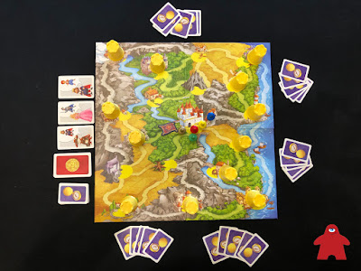 Preparación de la partida a 5 jugadores.