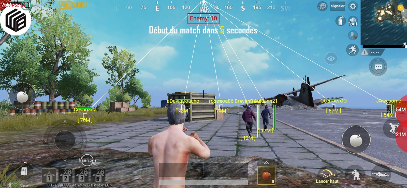MOD MENU APK PUBG MOBILE V0.17.0 MT1 ANONMOD