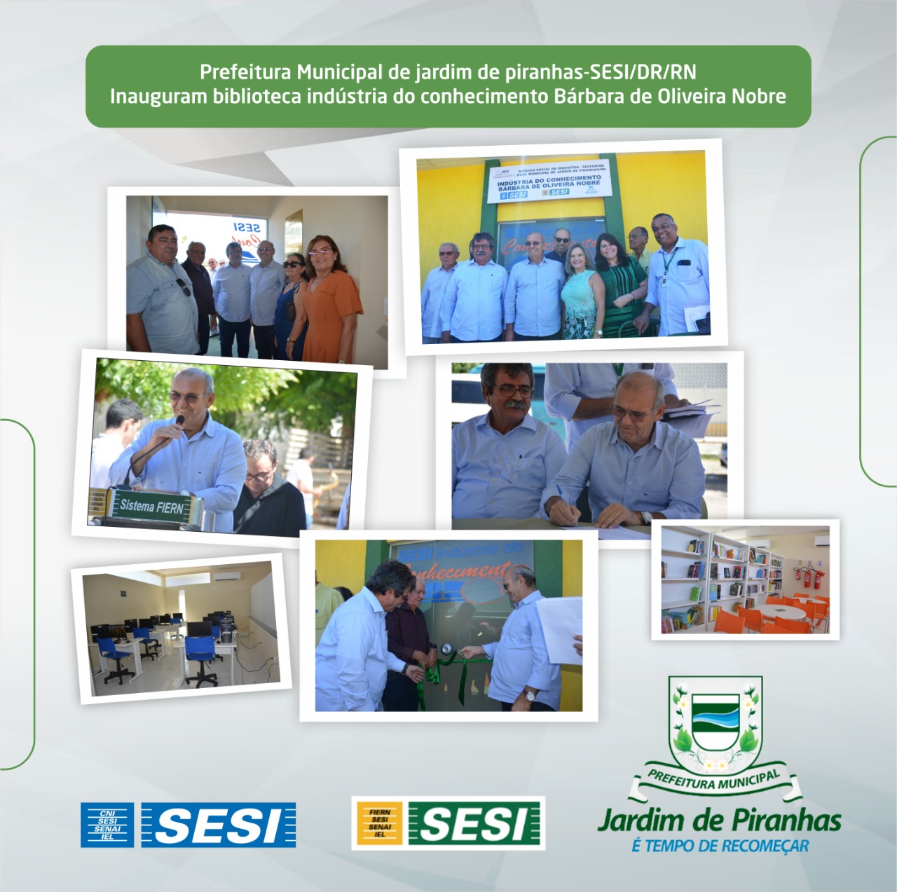 Portal do Município de Jardim de Piranhas Jardim de Piranhas inaugura