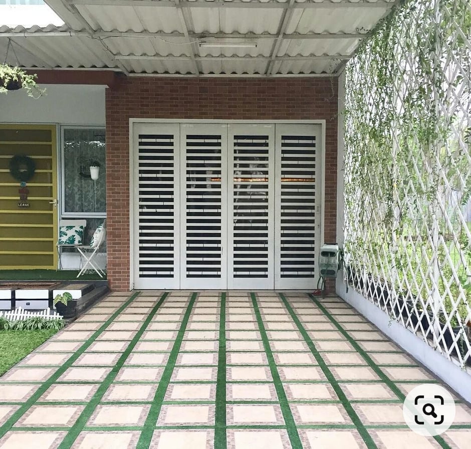 7 Ide Desain Lantai Garasi Batu Alam (Unik & Menarik) - BangIzalToy.Com