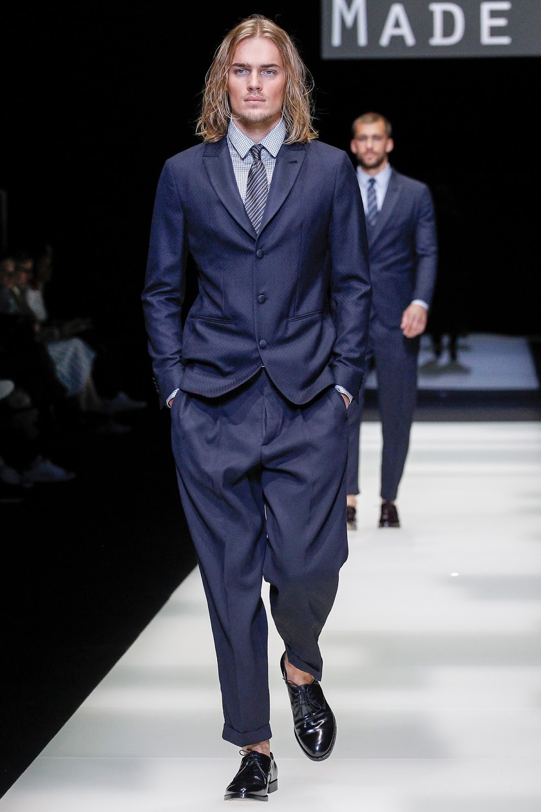 Giorgio Armani, la sfilata "Made in Armani" a Milano Moda Uomo | Sbirilla