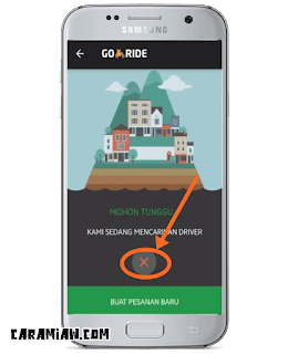 cara cancel order gojek