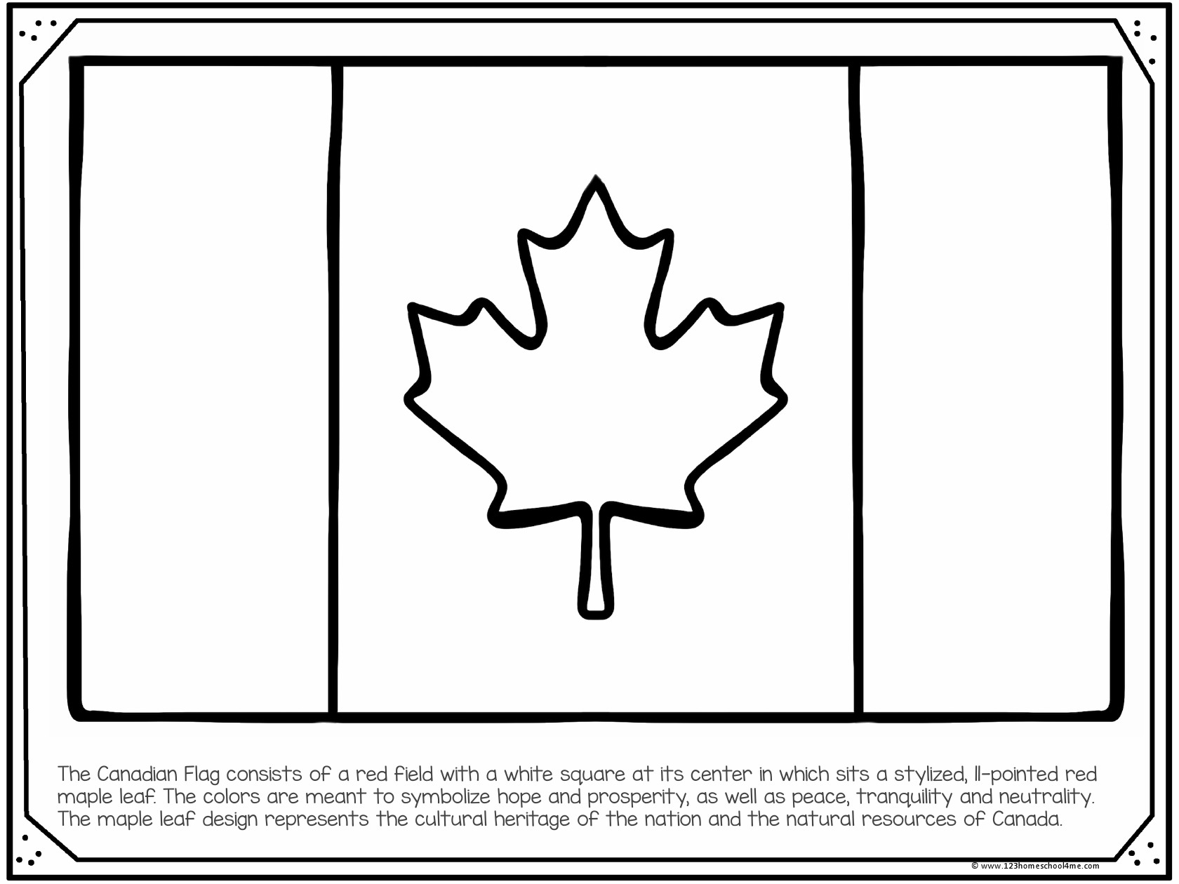 Canada Printables Activities for Preschool and Kids PDF