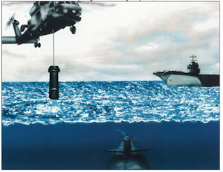 Гидролокатор AQS-18A, опускаемый в воду