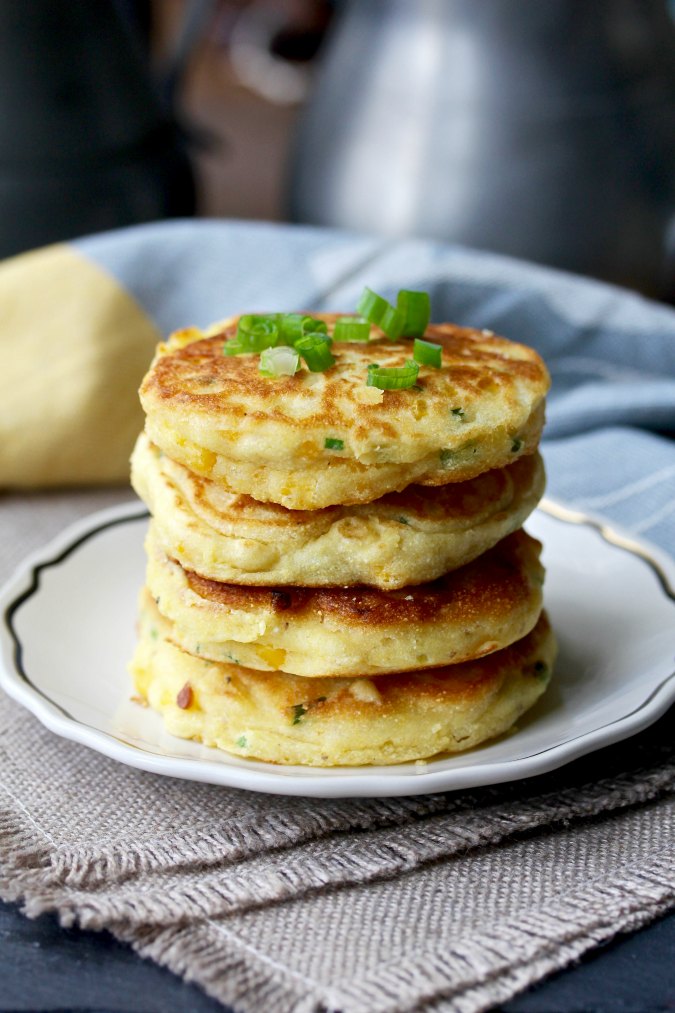 Jalapeño Corn Cakes Karen's Kitchen Stories