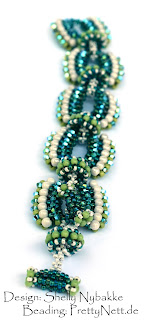 Beaded bracelet "Glory Days" beaded by PrettyNett.de