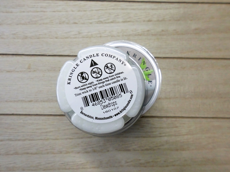 Czarnulkaablog Dew Drops Kringle Candle