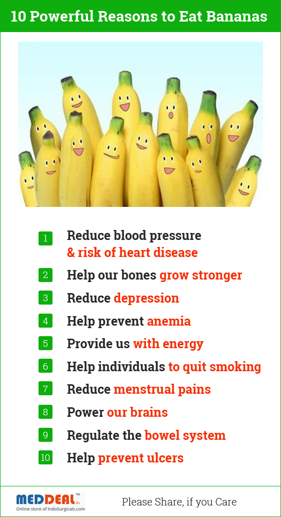 10 Powerful Reasons to Eat Bananas