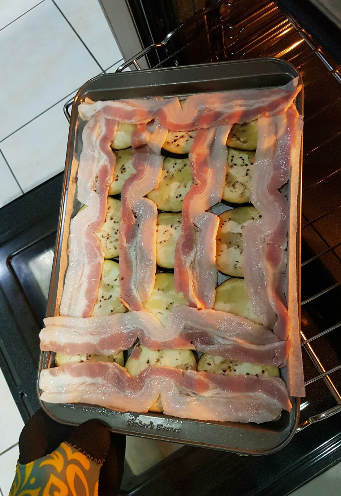 My MomFriday Bacon Eggplant Parmigiana Express