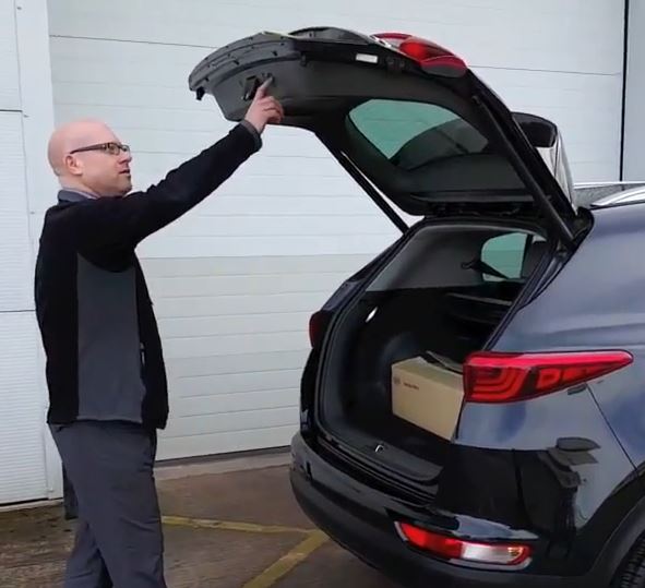 Come funziona il portellone elettrico di KIA Sportage 2016 Smart