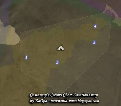 castaways colony chest locations map