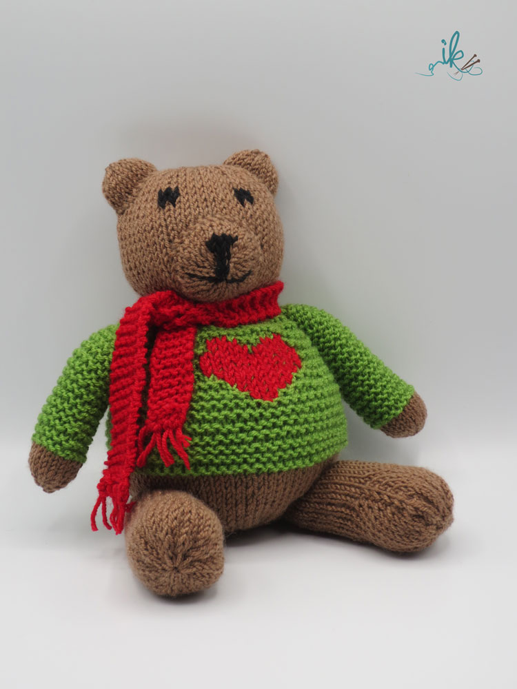 Teddy Mit Herz Neue Strickanleitung