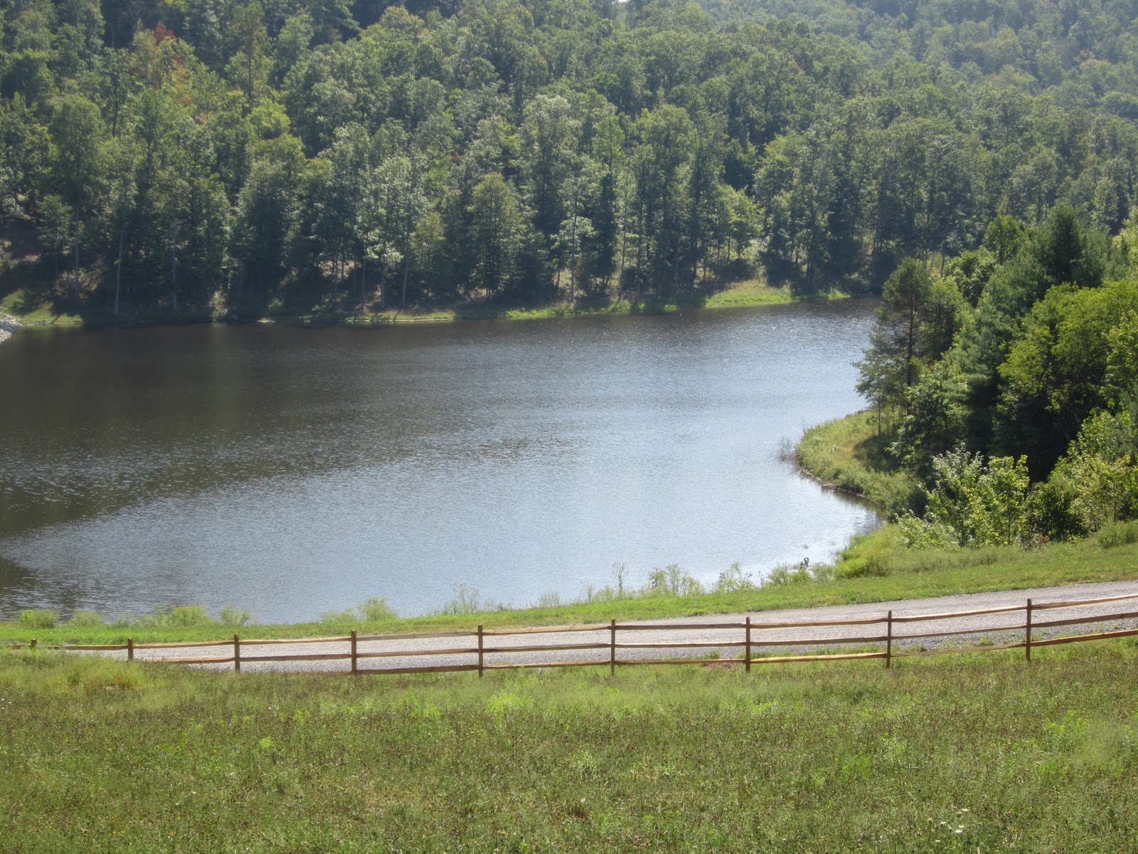 Find Yourself at Dawson Lake Lake and New Fence