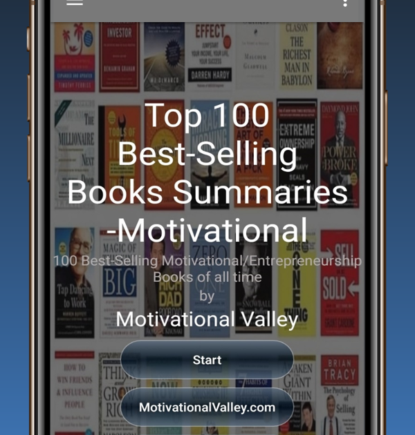Top 100 BestSelling Books Summaries Motivational App