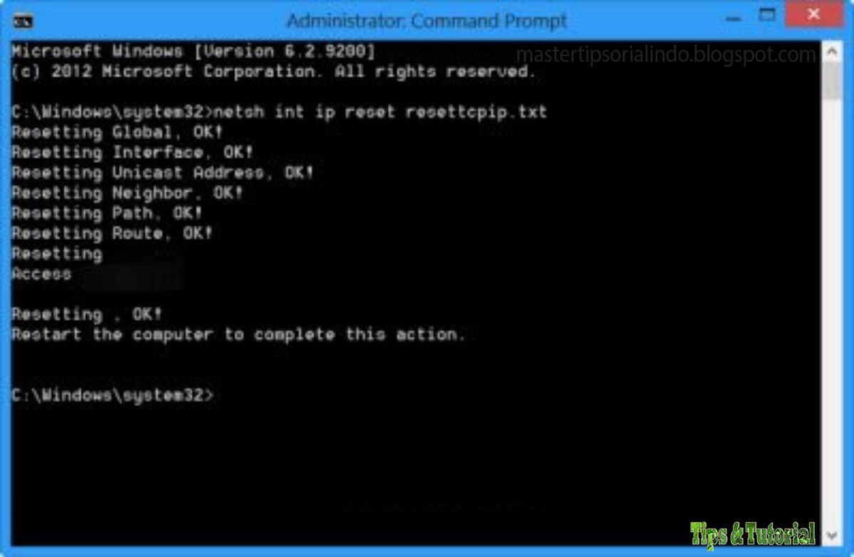 Cara Reset TCP/IP atau Protocol di Windows 10/11 Tips & Tutorial