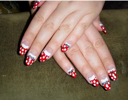 minnie mouse nails nail tried bit base another different its