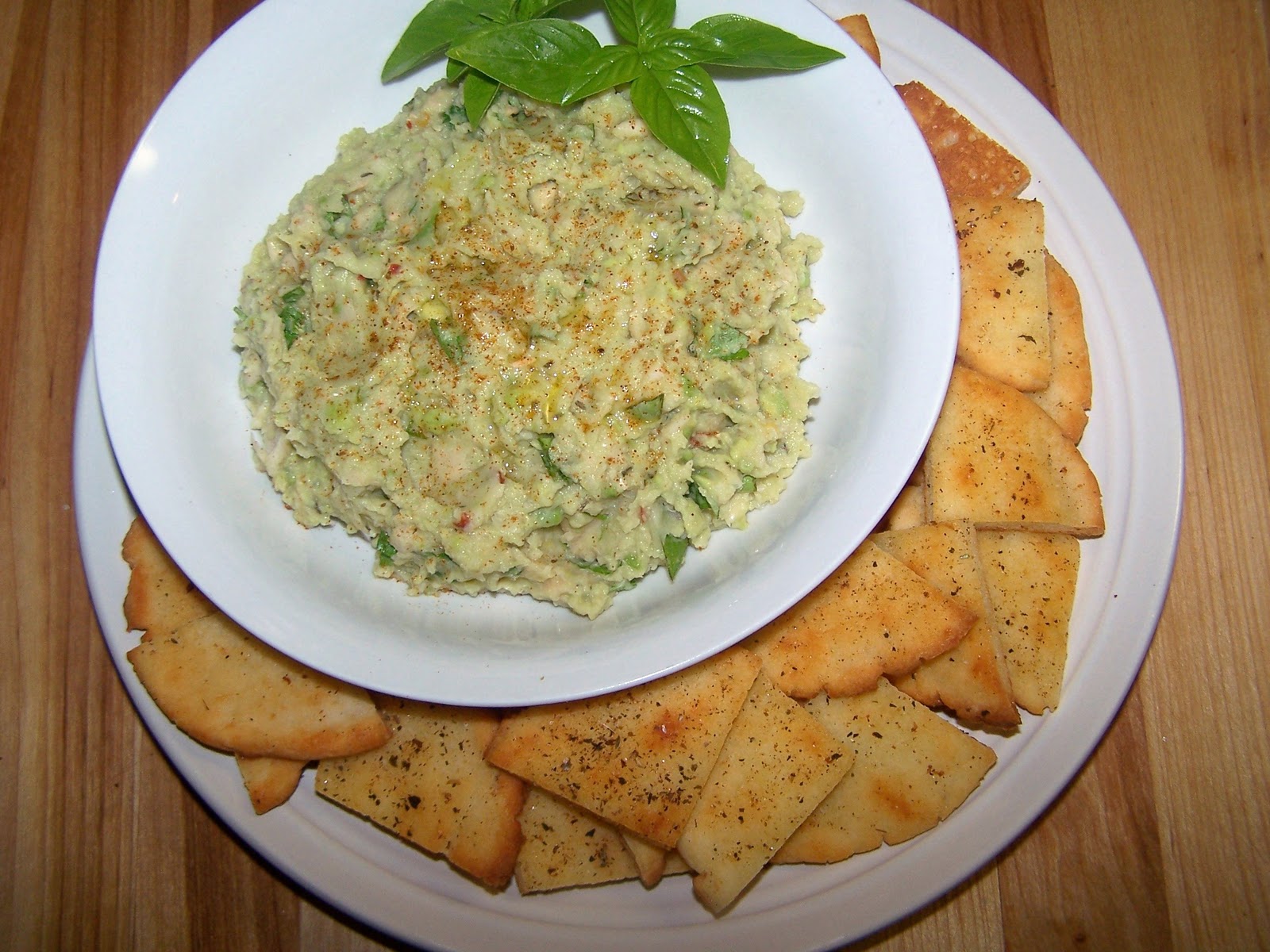 EZ Gluten Free Italian Bean Dip with Parmesan Flatbread Crackers