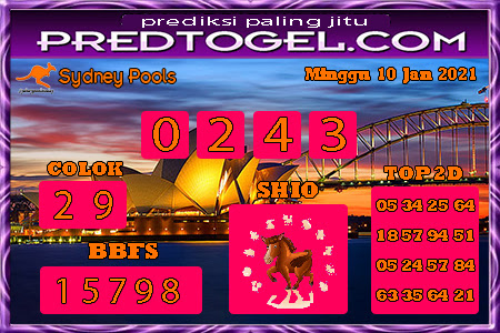 Pred Sdy Minggu 10 Januari 2021 Prediksi Togel Sidney Wap Top