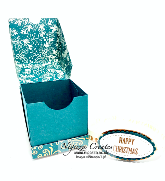Nigezza Creates with Stampin' Up! Brightly Gleaming Hinged Gift box