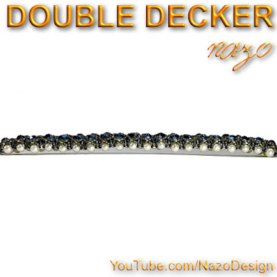 double decker bracelet çift katlı bileklik nasıl yapılır