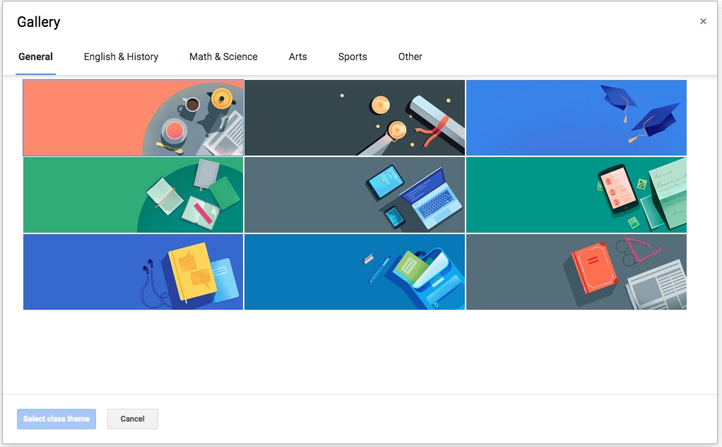 Google Classroom Create a New Classroom & Set the Theme