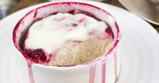 Keto Baked Ricotta Dessert with Raspberry #diet #healthydessert