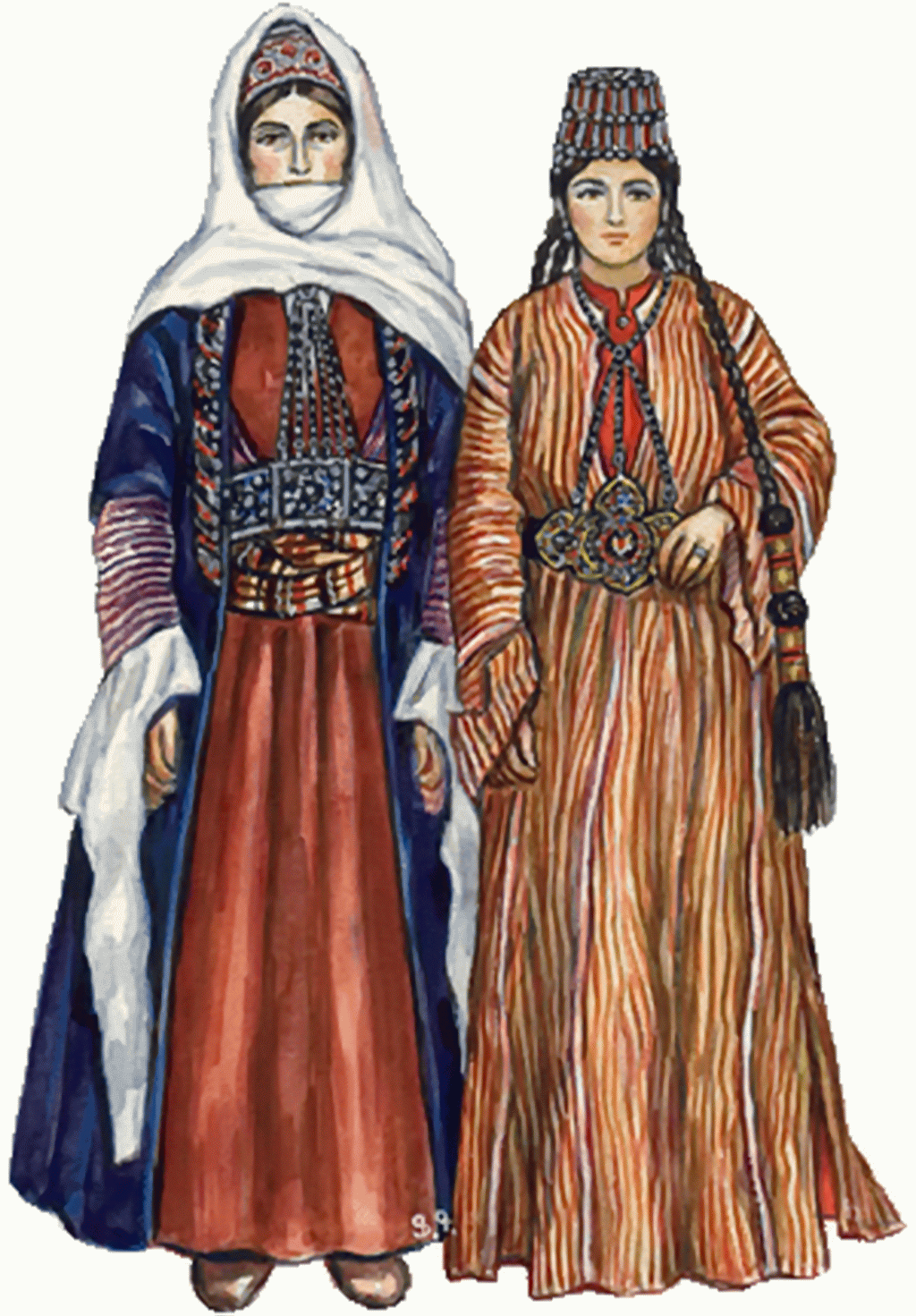 Одежда народов Дагестана лезгинов