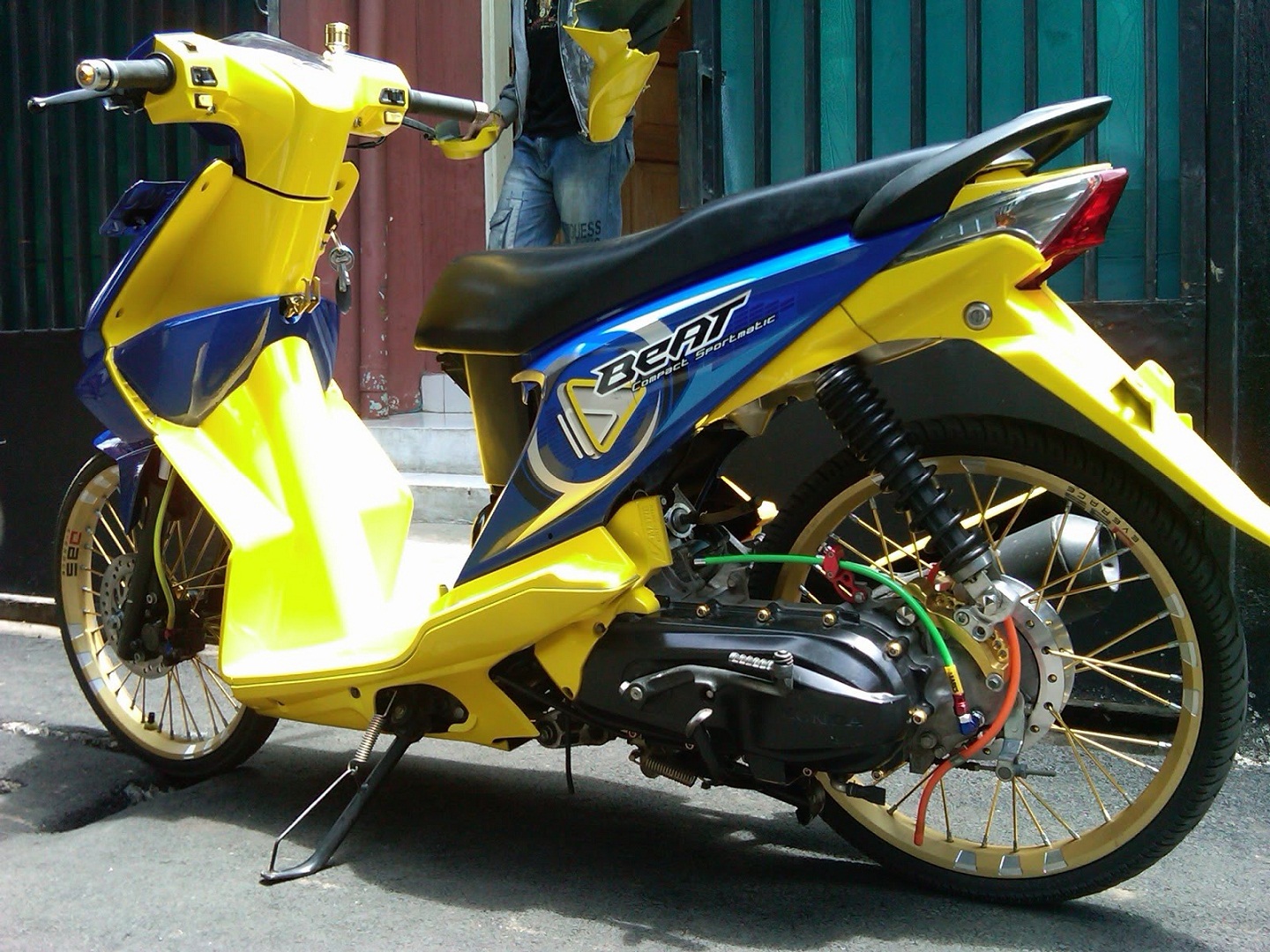 101 Foto Modifikasi Honda Beat Pelek 17 Modifikasi Motor Beat Terbaru