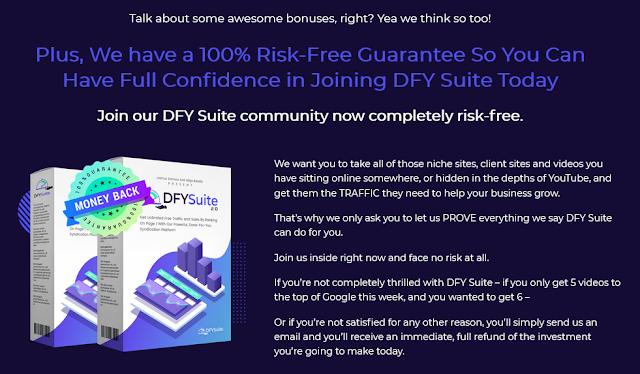 DFY Suite 2.0 Money Back