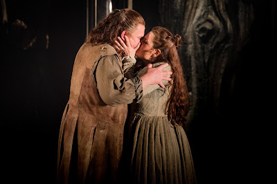 Bryan Register (Siegmund), Claire Rutter (Sieglinde) in Wagner's Die Walküre at Grange Park Opera (photo Robert Workman)