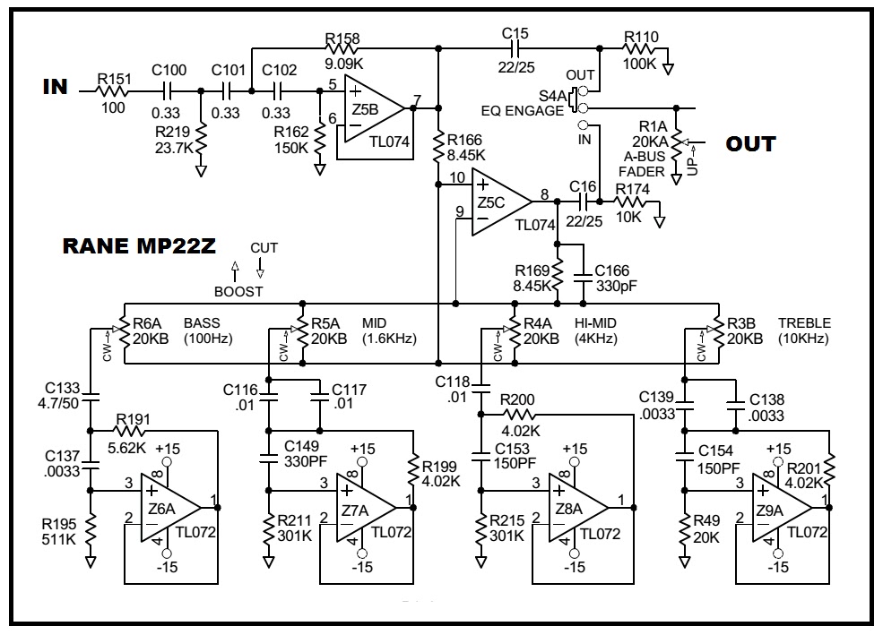 SKEMA TONE CONTROL RANE kumpulan skema audio