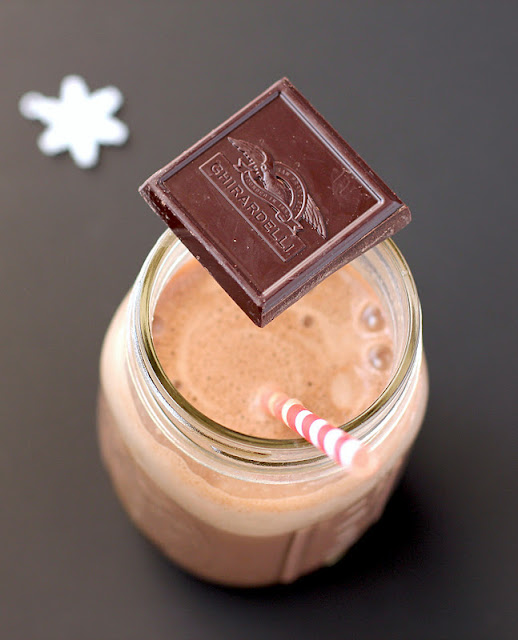 This Healthy Chocolate Muscle Milk is a much better option than the storebought kinds, plus it's all natural, sugar free, high fiber, and low carb!