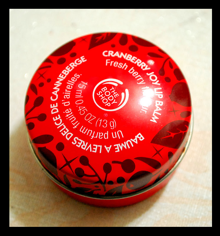 Peachy Pink Sisters Review The Body Shop Cranberry Joy Lip Balm