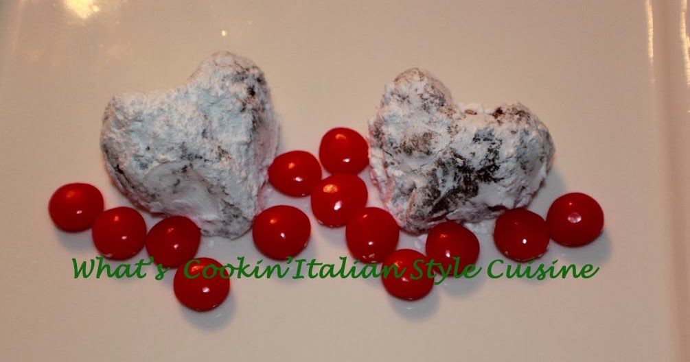 Traditional Italian Rum Balls Valentine Heart Recipe What's Cookin' Italian Style Cuisine