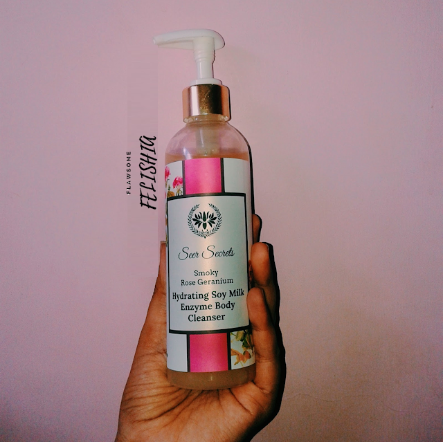 Product Review: Smoky Rose Geranium Hydrating Soy Milk Enzyme Body Cleanser by Seer Secrets Product Review: Smoky Rose Geranium Hydrating Soy Milk Enzyme Body Cleanser by Seer Secrets
