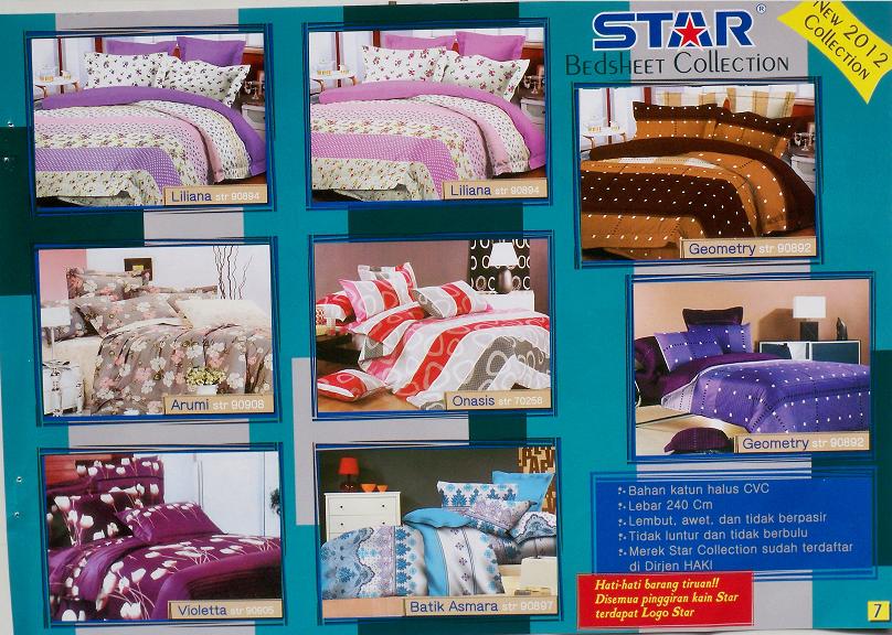 GROSIR BEDCOVER JAKARTA Harga Sprei + Bedcover Motif Dewasa