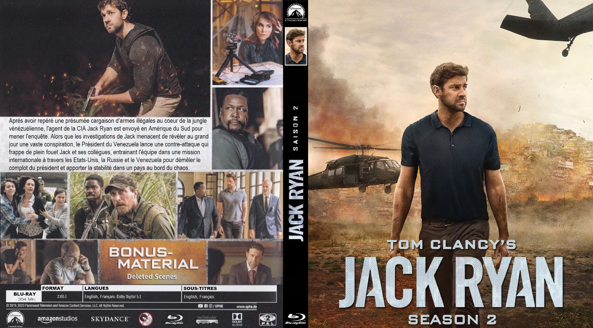 BLURAY JAQUETTES BLURAY Jack Ryan saison 2