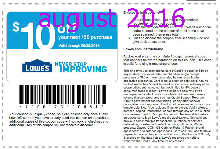 Lowes coupons 4th of july