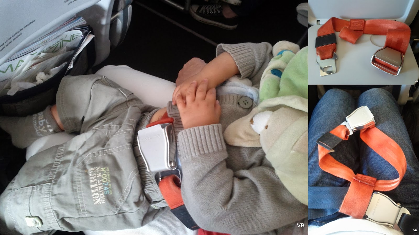 Dans l'avion avec bébé (partie 1) : la place de bébé